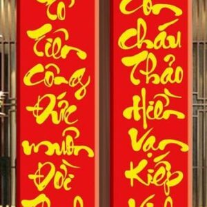 Tranh đính đá Thư Pháp - TD1011 (kích thước 72x95cm)