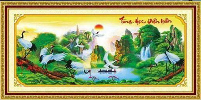 Tranh Gan Da Phong Canh Dep Cho Nguoi Tuoi Suu Td1000 H10001