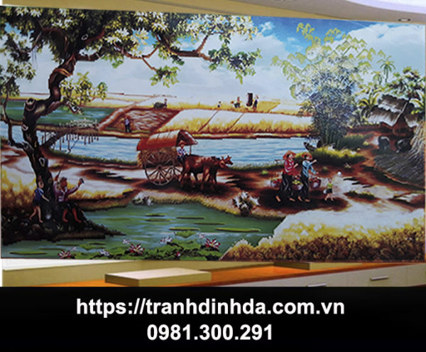 Tranh Dinh Da Lang Que Viet Nam Df192