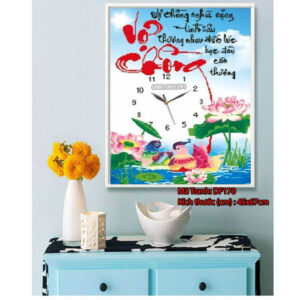 Tranh đính đá vợ chồng DF170 Kích thước 45cm x 67cm