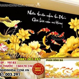 Tranh đính đá cao cấp Gia Hòa Vạn Sự Hưng Y8183 150x70cm