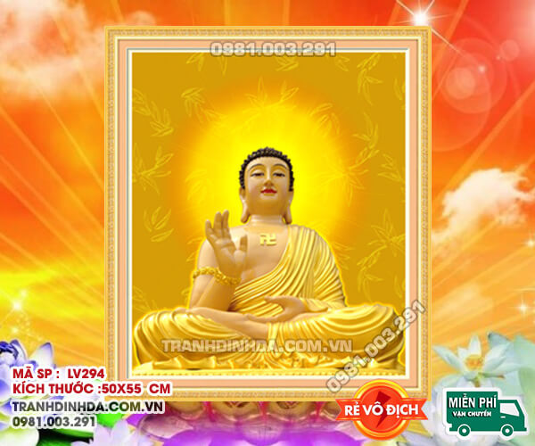 Tranh đính đá cao cấp Phật Tổ Như Lai – Tuyệt tác nghệ thuật tôn vinh tinh thần Phật đạo với các màu sắc và đường nét tinh xảo, mang đến sự tuyệt vời nhất của sự hoàn mỹ.