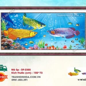 Tranh đính đá Đại Dương DF2355 kích thước 155cm x 73cm