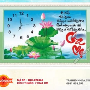 Tranh thêu chữ thập Cha Mẹ DLH-222865 kích thước 71cm x 48cm