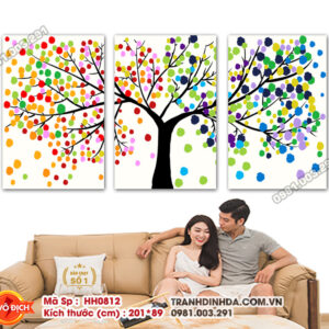 Tranh thêu chữ thập Cây Nghệ Thuật HH0812 kích thước 201cm x 89cm