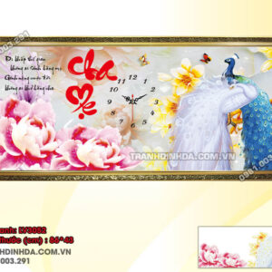 Tranh thêu chữ thập Cha Mẹ LV3052 Kích thước 86x43cm