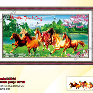 Tranh thêu chữ thập Mã Đáo Thành Công LV3104 Kích thước 95x52cm
