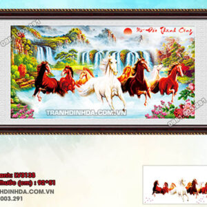 Tranh thêu chữ thập Mã Đáo Thành Công LV3133 Kích thước 92x51cm
