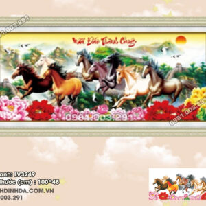 Tranh thêu chữ thập Mã Đáo Thành Công LV3249 Kích thước 100cmx48cm