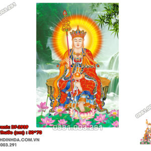 Tranh đính đá Phật Địa Tạng DF2939 kích thước 50cm x70cm
