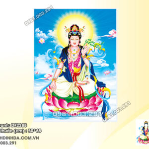 Tranh đính đá Phật Quan Âm DF2285 kích thước 50cm x65cm