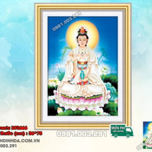 Tranh đính đá Phật Quan Âm DF2666 kích thước 56cm x75cm