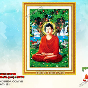 Tranh đính đá Phật A Di Đà DF2738 kích thước 50cm x72cm