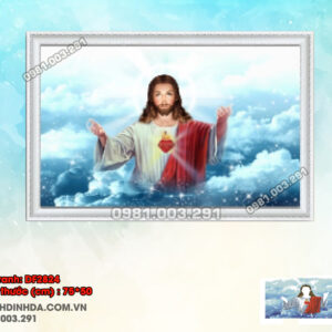 Tranh đính đá Chúa Jesu DF2824 kích thước 75cm x 50cm