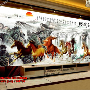 Tranh thêu Mã Đáo Thành Công DW0584 Kích thước 149cm x 65cm