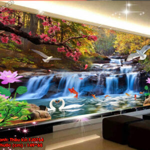 Tranh thêu chữ thập Thiên Nhiên Giao Hòa FJ0754 Kích thước 149cm x 65cm