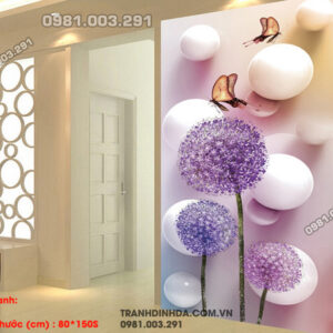 Tranh thêu chữ thập Hoa Nghệ Thuật HH0845 Kích thước 80cm x 150cm