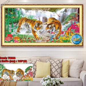 Tranh đính đá Mãnh Hổ Y8226 kích thước 120cm x 60cm