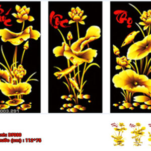 Tranh đính đá Phúc Lộc Thọ DF030 kích thước 112cm x 75cm