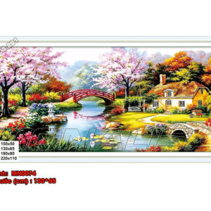 Tranh thêu chữ thập Mùa Xuân Ấm Áp MN0074 Kích thước 130x65cm