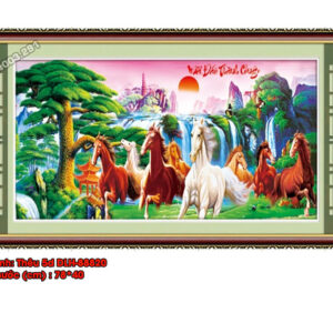 Tranh thêu chữ thập Mã Đáo Thành Công DLH-88820 Kích thước 78cmx40cm