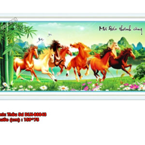 Tranh thêu chữ thập Mã Đáo Thành Công DLH-88843 Kích thước 159cmx75cm