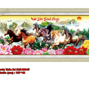 Tranh thêu chữ thập Mã Đáo Thành Công DLH-88947 Kích thước 101cmx48cm