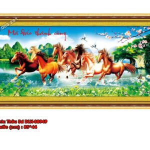 Tranh thêu chữ thập Mã Đáo Thành Công DLH-88949 Kích thước 85cmx44cm