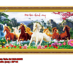 Tranh thêu chữ thập Mã Đáo Thành Công DLH-88951 Kích thước 82cmx44cm