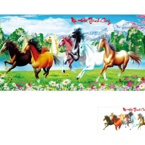 Tranh đính đá Mã Đáo Thành Công VS014 kích thước 150cm x70cm