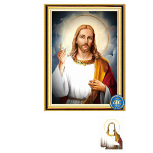 Tranh đính đá Chúa Jesu VS145 kích thước 71cm x 53cm