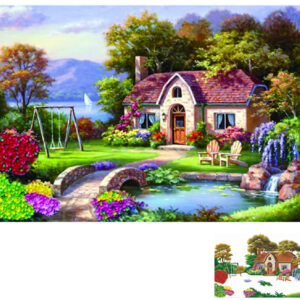 Tranh đính đá Tổ Ấm Hạnh Phúc VS149 kích thước 83cm x 60cm