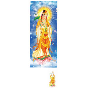 Tranh đính đá Đại Thế Chí Bồ Tát VS157 kích thước 86cm x 43cm