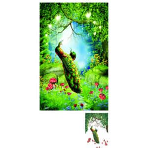 Tranh đính đá An Nhiên Hạnh Phúc VS 167 kích thước 90x60cm