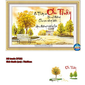 Tranh đính đá Thầy Cô - DF232 (kích thước 75x50cm)