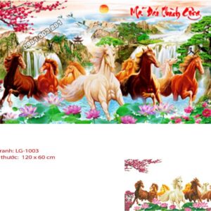Tranh đính đá mã đáo thành công LG-1003 kích thước 120cm x 60cm