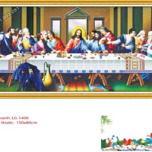 Tranh đính đá Bữa Tiệc ly LG-1406 kích thước 150cm x 80cm