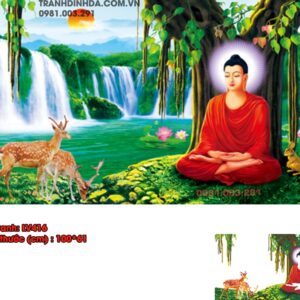 Tranh đính đá Phật Thích Ca Mâu Ni LV416 - kt 100x61cm