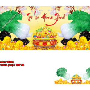 tranh đính đá Tài Lộc Hưng Thịnh VS358 kích thước 100cm x 46cm