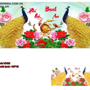 Tranh đính đá Phú Quý Bình An VS433 kích thước 100cm x 48cm
