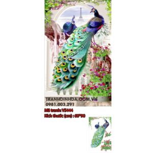 Tranh đính đá Gia Hòa Vạn Sự Hưng VS444 kích thước 60cm x 90cm