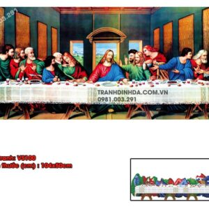 Tranh đính đá Bữa Tiệc ly VS100 kích thước 104cm x 50cm