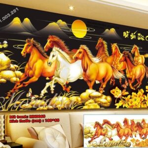 Tranh thêu chữ thập Mã Đáo Thành Công MN0065 Kích thước 180cmx85cm