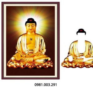 Tranh đính đá Phật Tổ Như Lai vs089 kích thước 80cm x 110cm