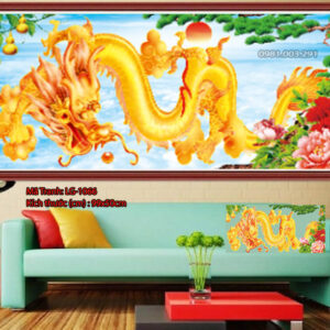Tranh đính đá Rồng LG-1066 kích thước 99x50cm