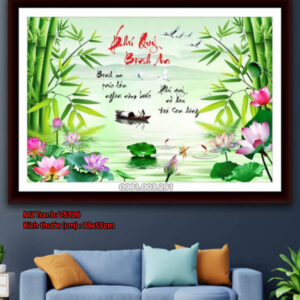 Tranh đính đá Phú Quý Bình An VS326 kích thước 88cm x 55cm
