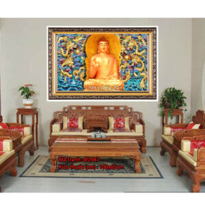 Tranh đính đá Phật A Di Đà DF2947 kích thước 100cm x 65cm
