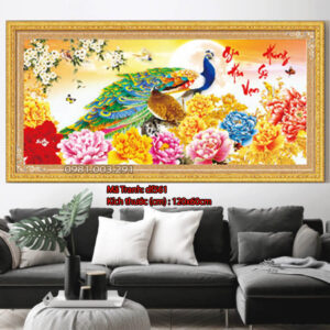 Tranh đính đá Gia Hòa Vạn Sự Hưng DF561 kích thước 120cm x 60cm