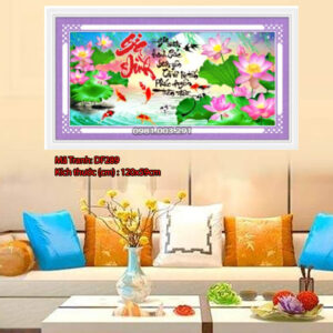 Tranh đính đá Gia Đình DF289kích thước 120cm x 59cm