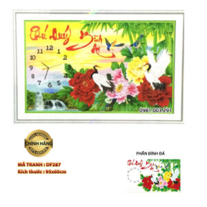 Tranh đính đá Phú Quý Bình An DF287 kích thước 95cm x 60cm